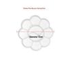 Набор палитр для рисования «Цветущая слива»: Включает Большую, Среднюю и Маленькую емкости для акварели, гуаши, масла, акрила и китайской живописи.