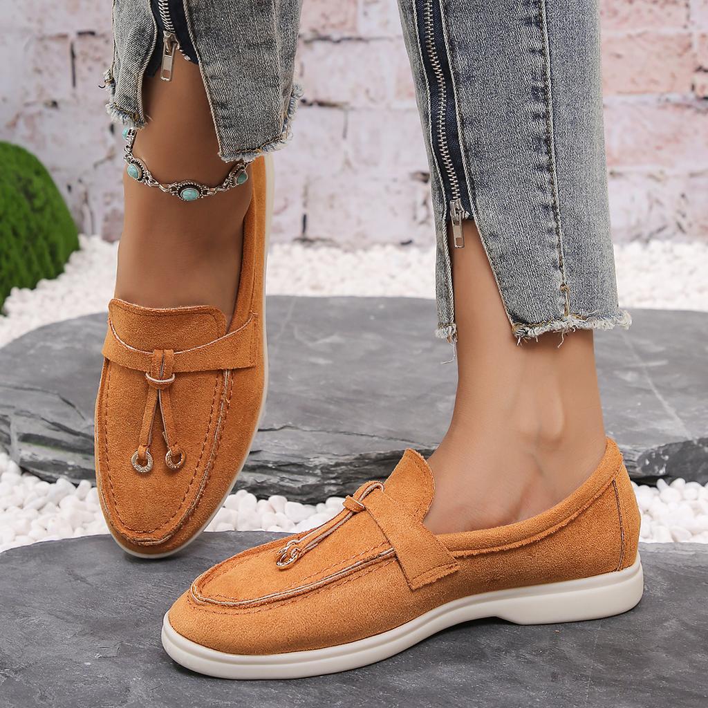 Новые женские мокасины Slip On женские туфли на плоской подошве брендовые весенне-осенние повседневные туфли на плоской подошве кожаные кашемировые туфли-лодочки большого размера 43