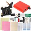 8 Wraps Tattoo Coil Machine Mini Tattoo Power Supply Complete Tattoo Lining Machine for Beginners