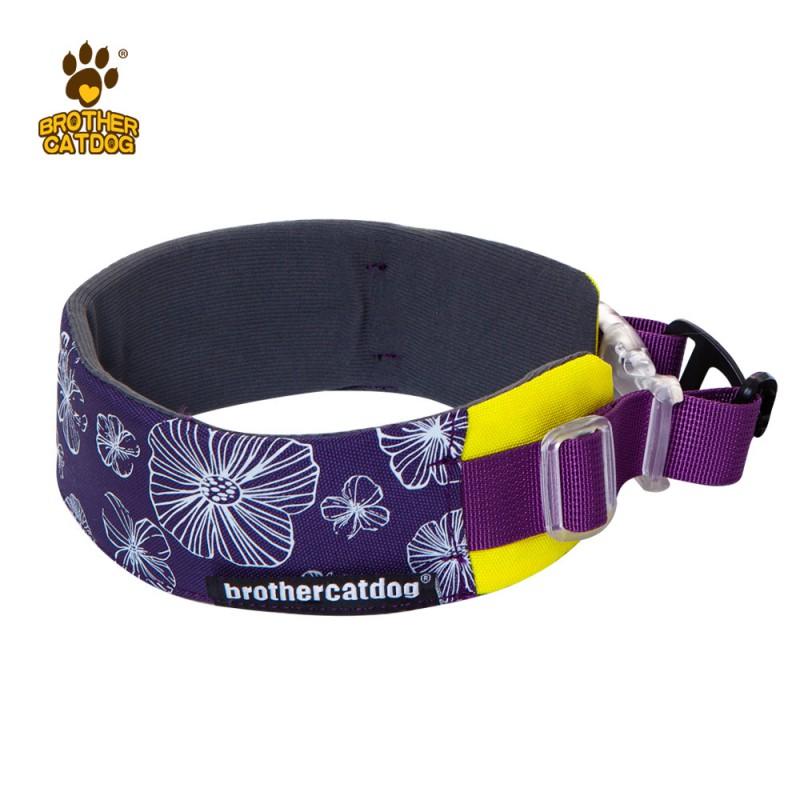 Adjustable Nylon Pet Collar Cats Dogs Soft No Choke Neck Floral Multiple Sizes