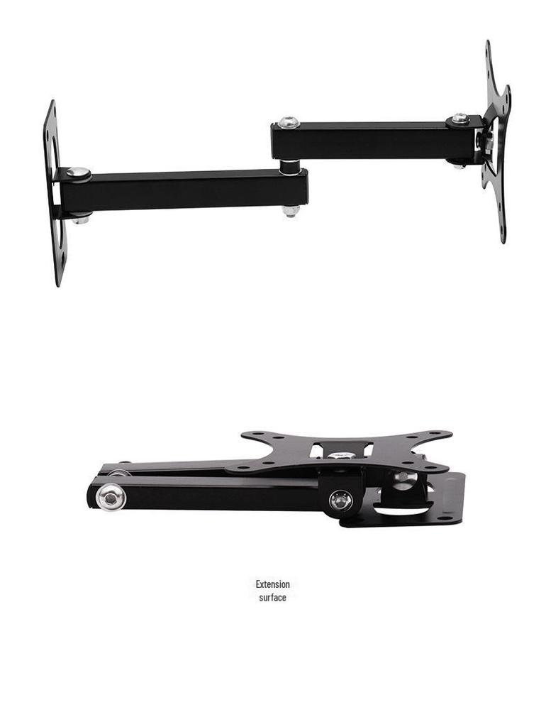 Регулируемое 14-27-дюймовое двойное настенное крепление для компьютерных мониторов и телевизоров