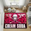 Cream Soda Pink Dragon Temmyes Fashion Rug,living Room Carpet,computer Chair Floor Mat,Entrance Mat, Entryway Rug