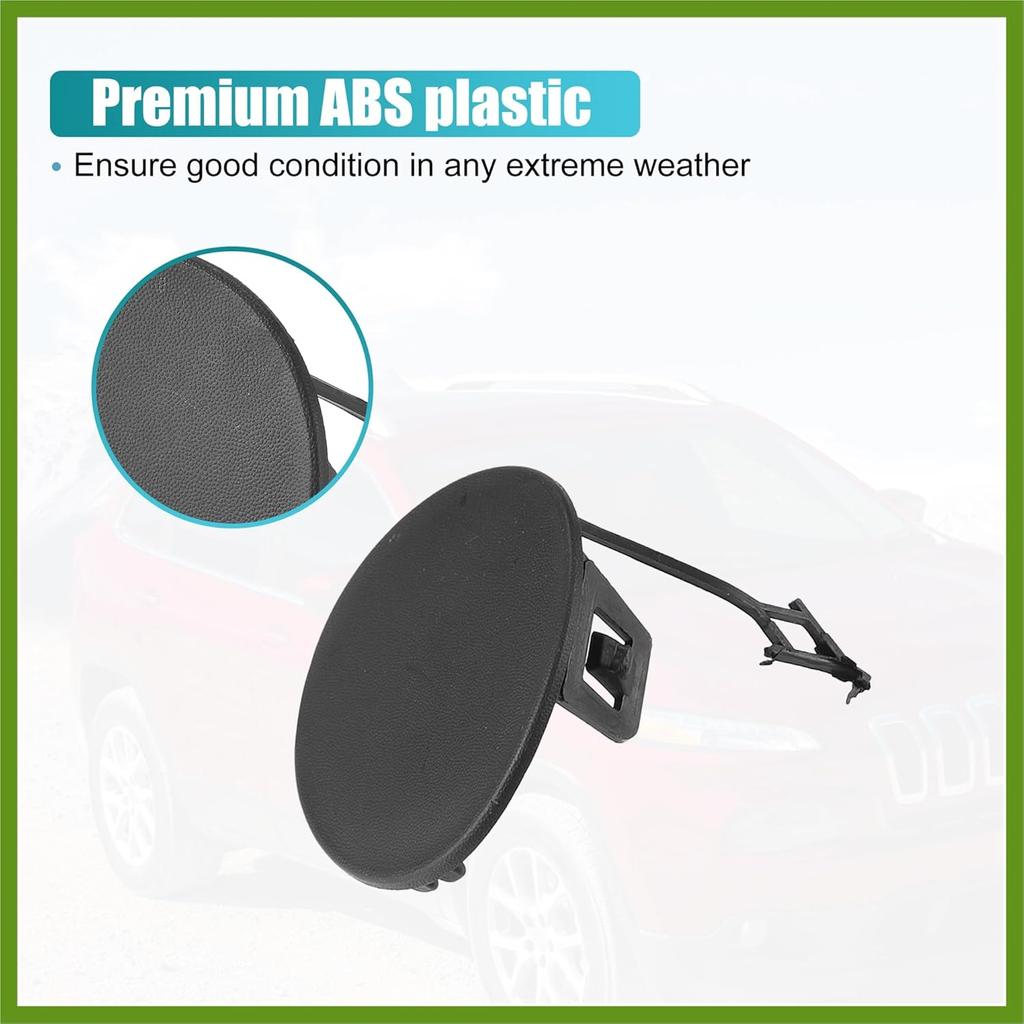 Rear Bumper Tow Hook Cover for Jeep Cherokee 2014-2018 Rear Bumper Tow Hook Eye Cap 68203273AE Replace Parts Vehicle Components