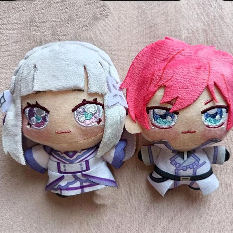 10 см Плюшевая кукла-подвеска Re Zero Emilia Игрушка Re:Жизнь в другом мире с нуля Плюшевая кукла Подарок на день рождения Игрушки