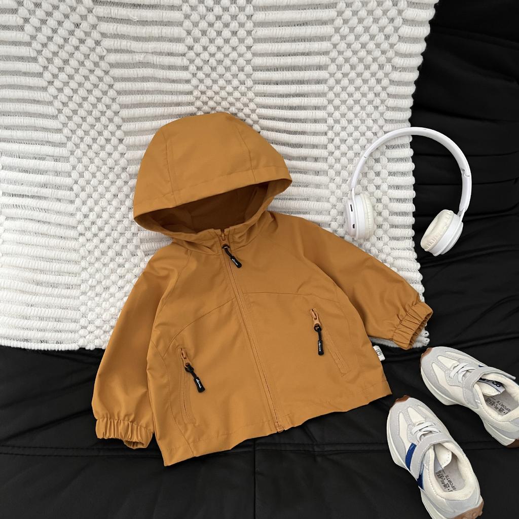 Baby Boy Jacket Autumn And Winter Coat New Trendy Cool Children'S Hooded Jacket Handsome Little Boy Top