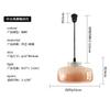 Medieval Wabi-sabi Cream Wind Glass Pendant Lights LED E27 Vintage Hanging Lamp Restaurant Kitchen Island Bedside Dining Room