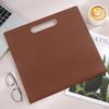 Кожаный держатель для деловых файлов Большая вместимость Сумка для документов Кожаная сумка-портфель Магнитная сумка для планшета Подарок на день рождения