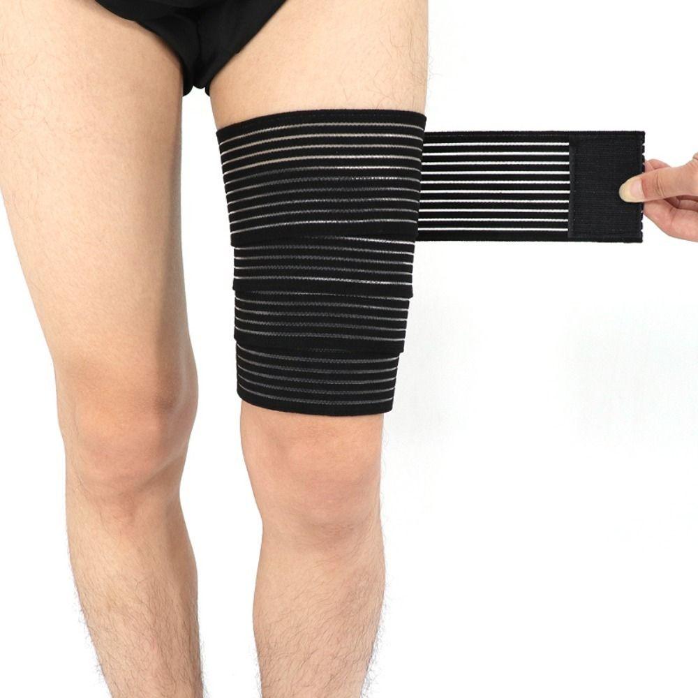 Adjustable Comfortable Bike Leg Warmers Sport Protection Bandage Calf Elastic Bandage Thigh Sleeve
