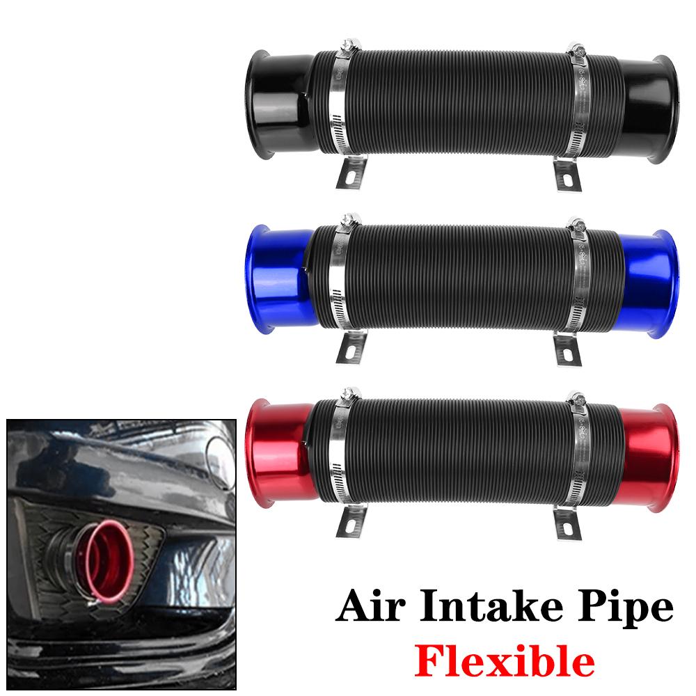 Автомобильные аксессуары 76 мм шланг холодный воздуховод труба гибкая труба воздуховода автомобиль холодный воздух турбо впускная труба 1 шт регулируемая