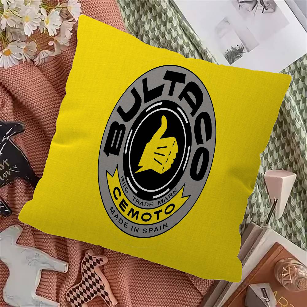Чехол на подушку Bultacos Alpina Motorcycles Наволочка Обивка Диван Подушка-плед Декор для дома Наволочка