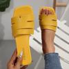 Fashion Summer New Women Slippers Flat Bottom Non-slip Outdoor Open Toe Beach Female Sandals Sexy Fashion Designer Shoes Slides Woman