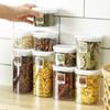 WBBOOMING штабелируемые пластиковые герметичные банки, кухонный ящик для хранения, 3 емкости, белый контейнер для еды, коробки для хранения свежих продуктов для домашнего использования