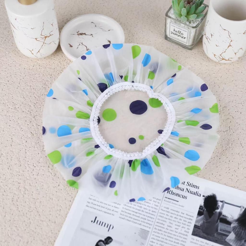 Водонепроницаемая одноразовая шапочка для душа и ванны для женщин - утолщенная, увеличенная и противодымная конструкция