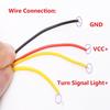 Светодиодная лента Управление через приложение Bluetooth RGB Многоцветная Фары 30/45/60 см Светодиодные Дневные Ходовые Огни Гибкая трубка DRL 12В 2Шт.