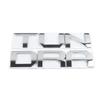 3D glossy black silver letters For Toyota TUNDRA Trunk Emblem Badge Stickers car accessories modified car sticker