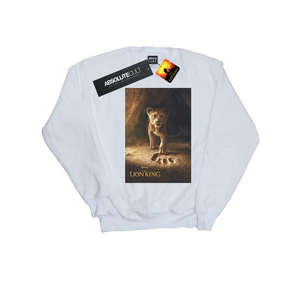 Disney Mens The Lion King Movie Simba Poster Sweatshirt