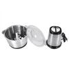 2 Speeds Stainless Steel 2L Capacity Electric Chopper Meat Grinder Mincer Food Processor Slicer Stainless Steel Mincer Kitchen Slicer
