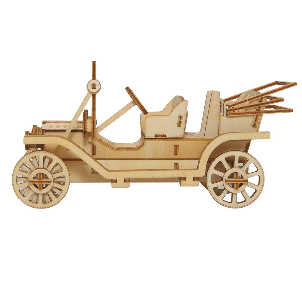 Classic Car Smartphone Stand 3D Wooden Puzzle DIY Craft Kit for Kids and Adults Educational Toy for Boys and Girls 3D Art and a Great Gift for Adults
