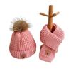 Warm Thicken Baby Hats and Scarf Windproof Baby Beanie Scarf 0-6y Kids Keep Warm Cap  Boys Girls