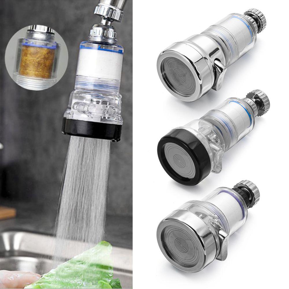 Saving Filter Diffuser Connector Sprayer 3 Modes Water Purifier Faucet Nozzle Tap Head Swivel Tap
