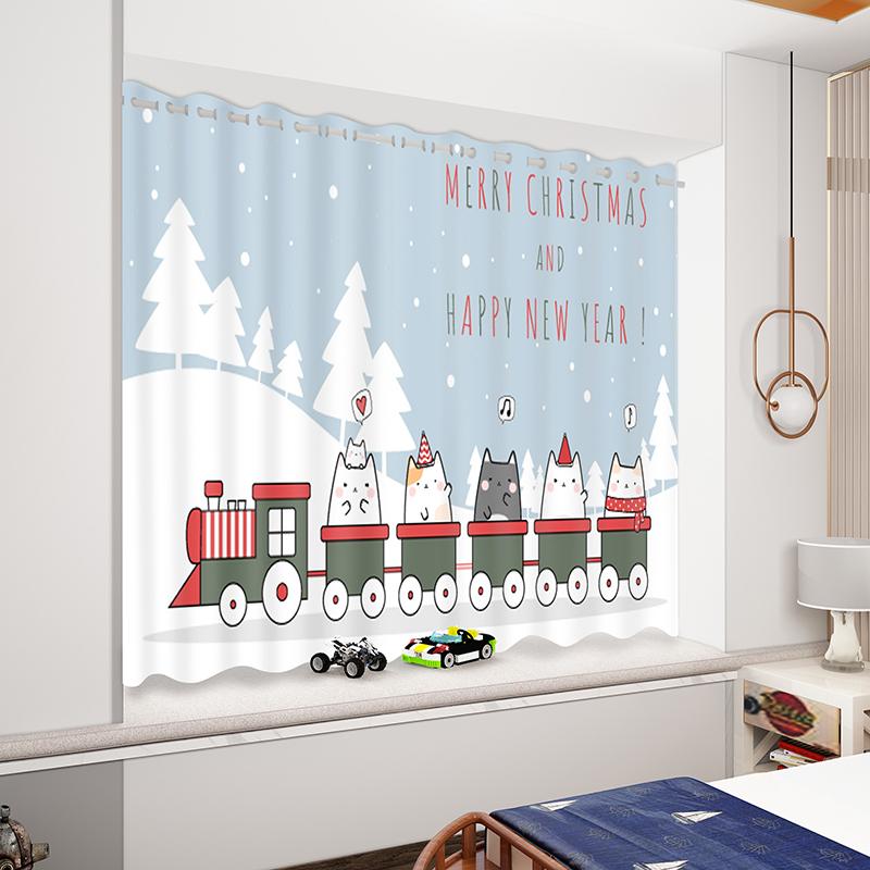 Мультяшные автомобильные самолеты, грузовики, девушки, дети, занавески на окна для детской спальни, гостиной, ванной комнаты, кухни, двери для дома, декор