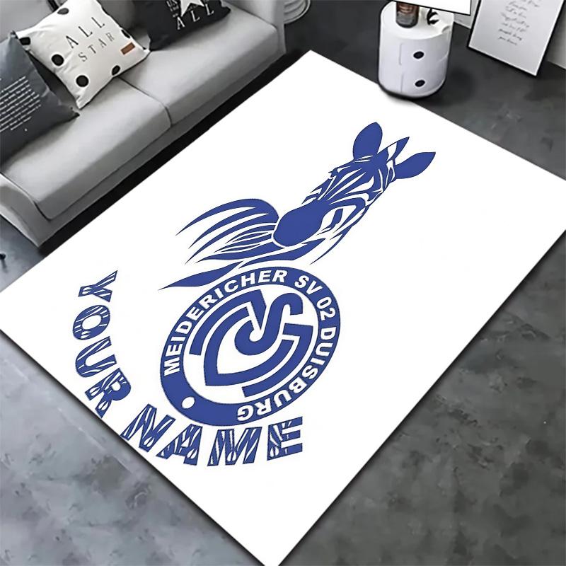 Msv Duisburg Custom Name Carpet Rug For Living Room Bedroom Home Sofa Decoration Kids Play Nonslip Floor Mat
