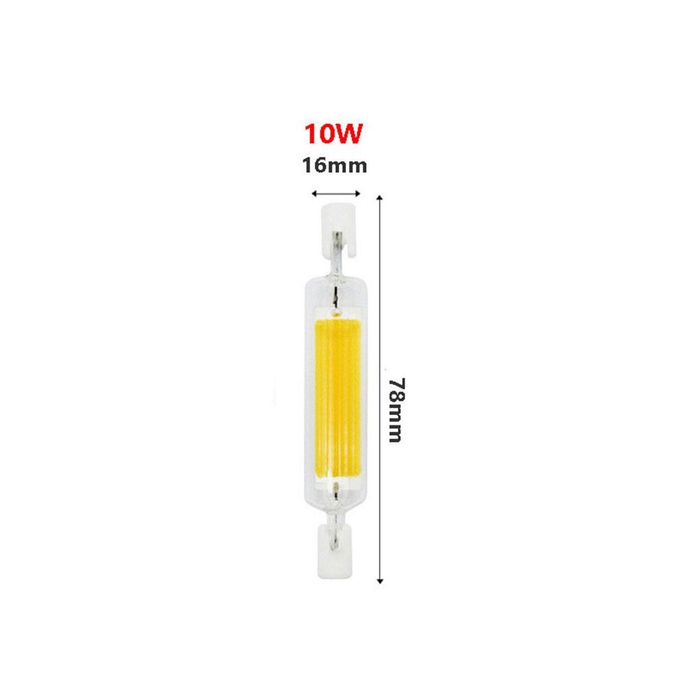 Dimmable R7S Lamp Tube 360 Glow COB Tube Bulb Portable Restaurant