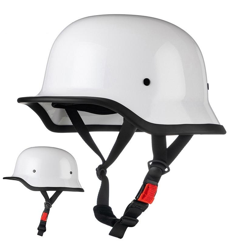 Motorcycle Open Face Helmet Motorcycle Retro Safety Helmet Summer Motorbike Half Face Helmet Vintage Motor Helmets M-2XL