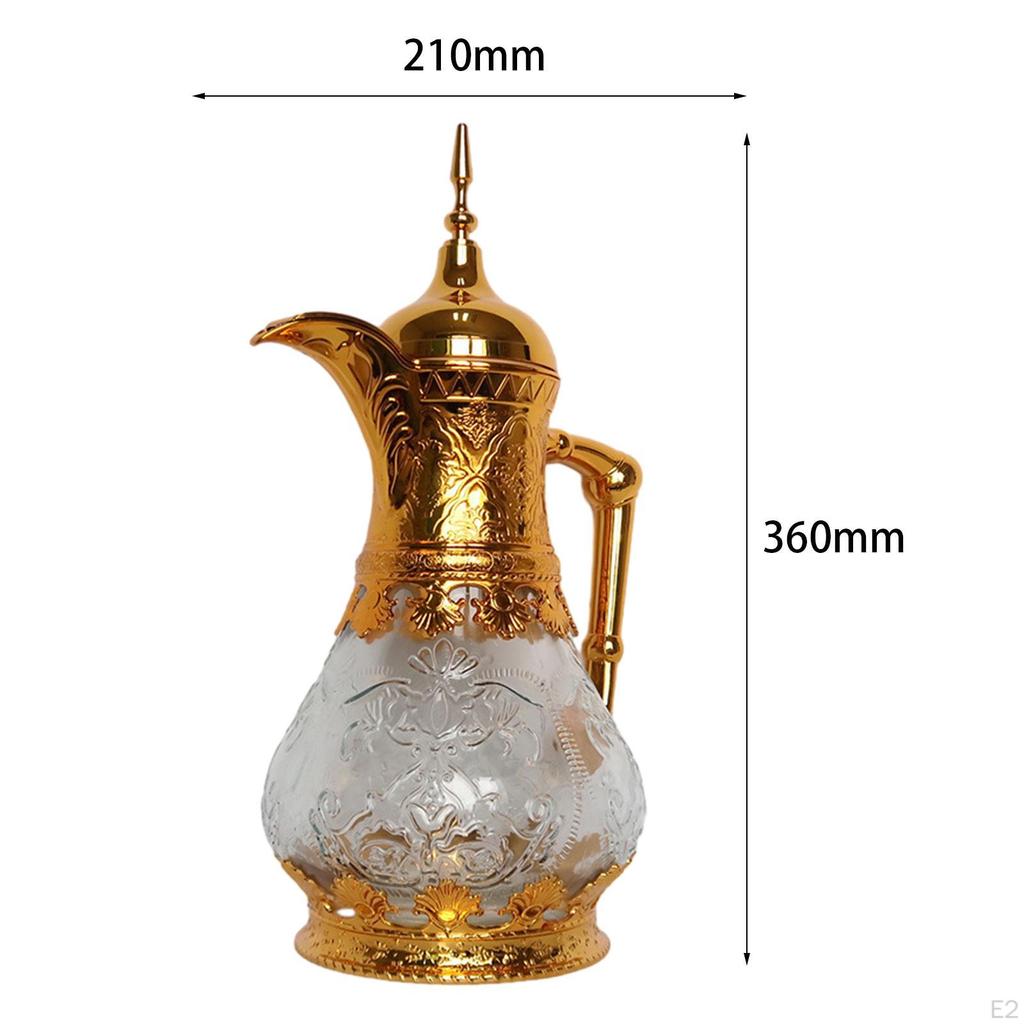 1,6 л кофейник в арабском стиле, чайник для сока, чая, термокувшин, универсальный изолированный графин для