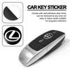 5/10/20Pcs Car 3D Aluminium Emblem Key Shell Remote Fob Stickers For Lexus IS IS250 IS250C IS300 IS300C IS350 IS350C F SPORT RX