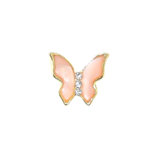 Nail Decoration Shiny Long Lasting Portable Functional Art Butterfly Rhinestone for Women