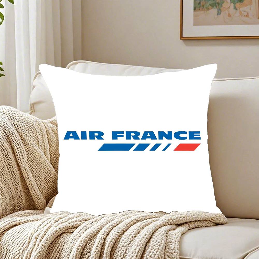 Air France Pillow Case Pattern Printed Pillowcase For Living Room Sofa Cushion Cover & Bedroom Decor