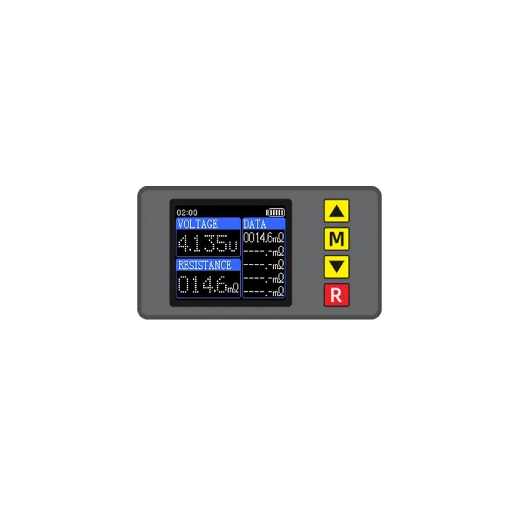 Четырехстрочный TS457 DC5V Высокоточный тестер-измеритель внутреннего сопротивления литиевых батарей Детектор качества 18650 Сухая батарея
