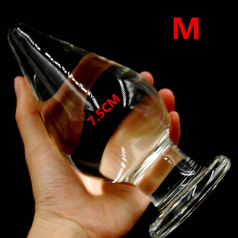 16 см большой прозрачный хрустальный стеклянный анальная пробка вагинальные шарики для взрослых мастурбация огромные анальные секс-игрушки для женщин мужчин геев