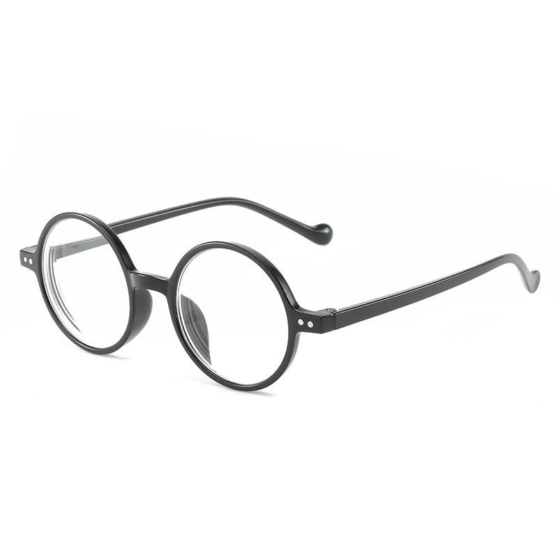 Маленькие круглые очки для чтения, компьютерные очки синего света, блокирующие дальнозоркость, с диоптриями