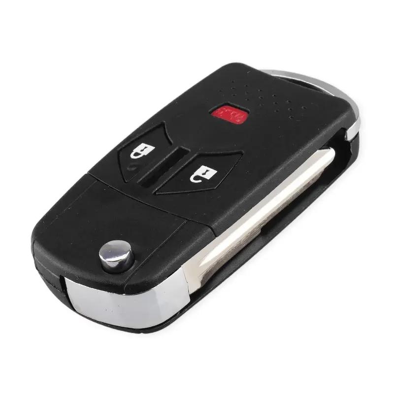 KEYYOU Modified Remote Flip Key Shell Fob Fit For Mitsubishi Galant Eclipse Lancer 3/4 Buttons Folding Case Keyless MIT11R Blade