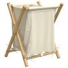 Laundry Basket - vidaXL - Bamboo - Red - Interior - Contemporary