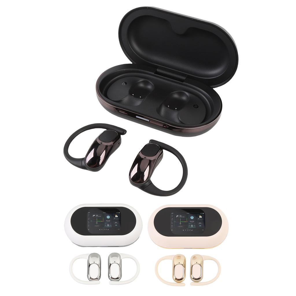 Умные наушники-переводчики Полноцветный сенсорный экран Качество звука Hi-Fi Многоязычный Bluetooth-транслятор