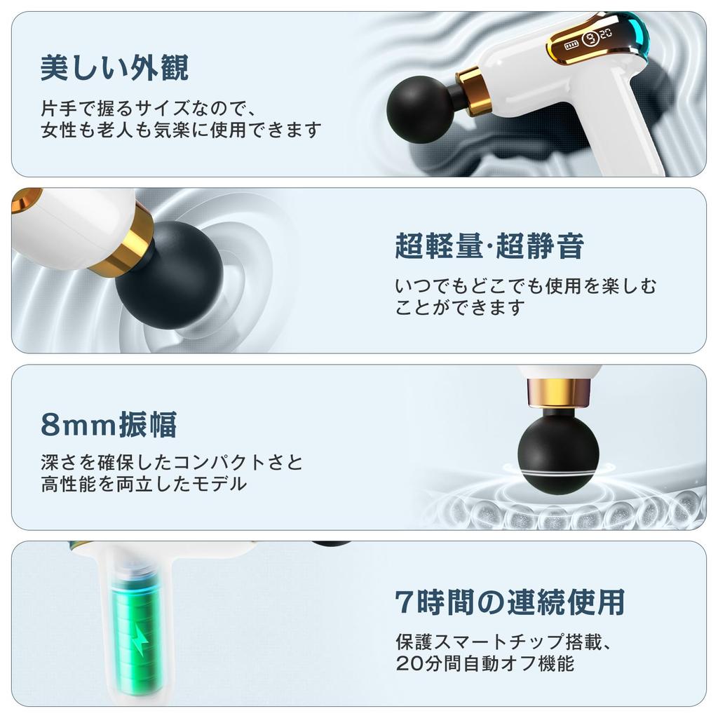 Миофасциальный пистолет Новинка 9 Мощная вибрация Ручной миофасциальный пистолет с ИИ Авто Самая быстрая скорость 4200 вибраций в Тихий светодиодный Быстрый