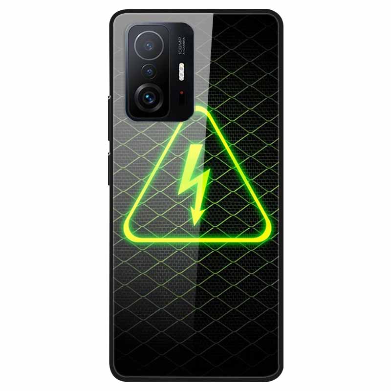 Для Xiaomi 11T Закаленное Стекло Чехол Мягкий Бампер Жесткий Funda Для Xiaomi mi 11T Pro Чехол для Телефона 11 T 11T Pro 11TPro Задняя Крышка Корпуса