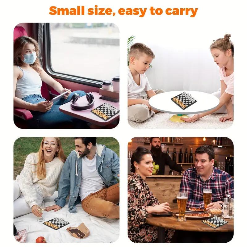 Мини-магнитные шахматы, настольные игры, маленькие портативные складные шахматы, классические нарды, шашки, дорожный набор, игрушки для детей, взрослых, подарок