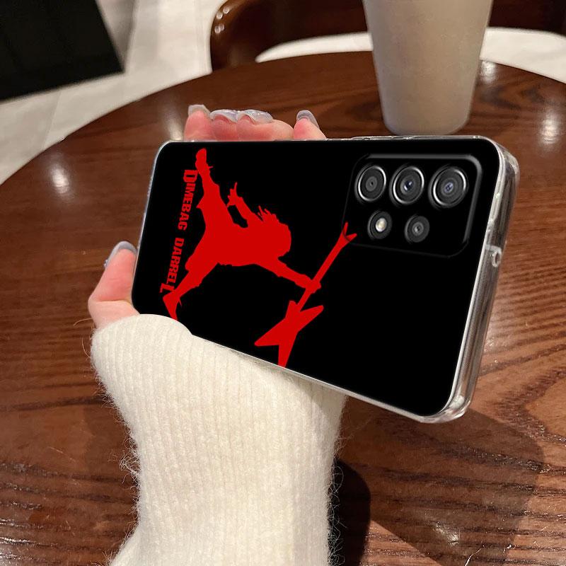 Чехол для телефона Pantera Rock Band Darrell для Samsung Galaxy A55 A54 A52 A53 A15 A14 A13 A21S A23 A51 A34 A35 A33 A32 A72 Прозрачный чехол