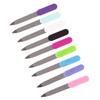 5шт пластиковая ручка металлические двухсторонние пилочки для ногтей инструмент для маникюра и педикюра