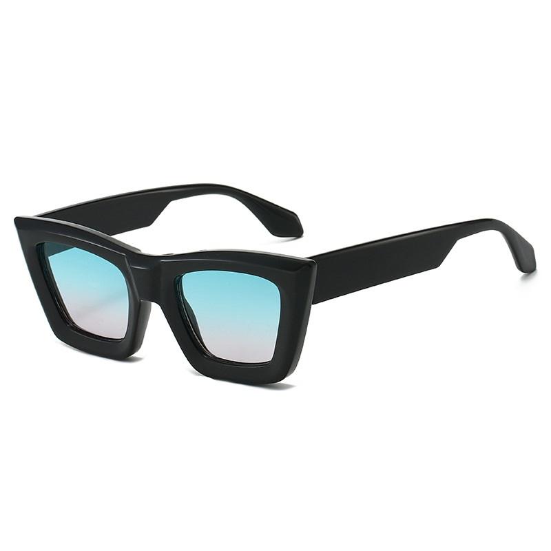 New Fashion Gradient Cat Eye Sunglasses Women Vintage Square Shades Brand Designer Luxury Sun Glasses Uv400 Eyewear