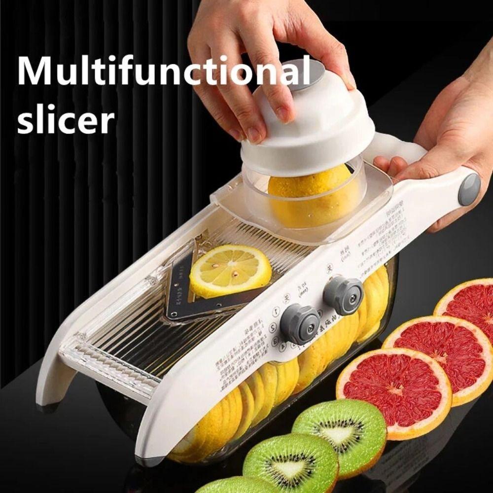 High Efficiency Lemon Grater Adjustable Carrot Cutter Slicing Machine Lemon Slicer Milk Tea Shop