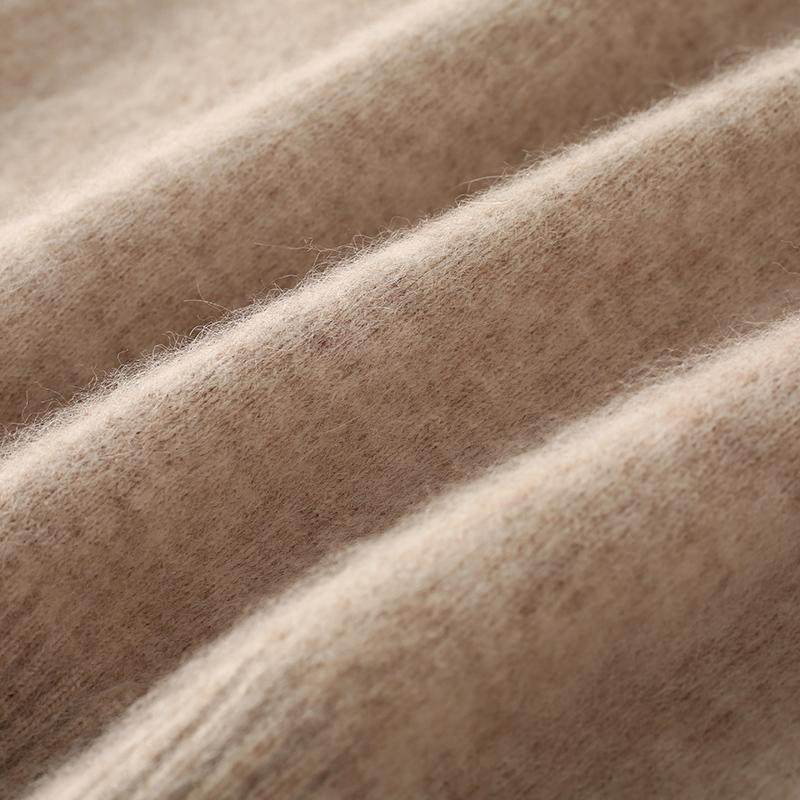 Женский кашемировый свитер Qinghe кашемир 30% кашемир 30% норка 30% шерсть 10% нейлон Женский осенне-зимний толстый кашемировый свитер мягкий и теплый