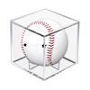 3 шт. Витрины для бейсбольных мячей Высокая прочность Пыленепроницаемые Прозрачные Защищенные от УФ-лучей Витрины-подставки для бейсбольных мячей