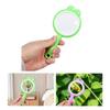 60mm Handheld Magnifying Glass Shatterproof Reading Magnifier for Seniors and Kids,Non-Slip Handle Magnifier
