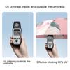 Зонт для защиты от солнца, двухсторонний зонт с цветочным принтом, блокирующий УФ-излучение, портативный водонепроницаемый ветрозащитный складной зонт для путешествий от солнца и дождя
