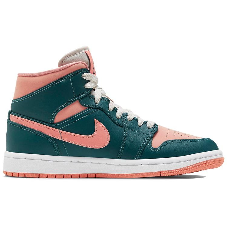 (WMNS) Air Jordan 1 Mid 'Dark Teal Green' Women's BQ6472-308
